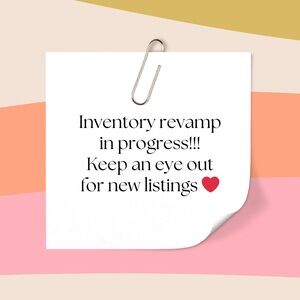 Inventory Revamp Notice